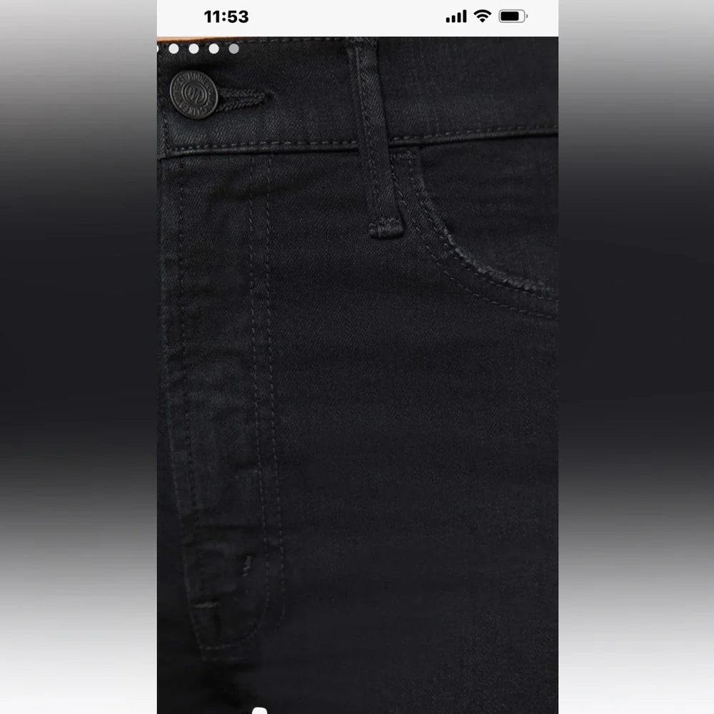 Mother Jeans LIL Hustler ankle fray not guilty size 25 new - Picture 5 of 9